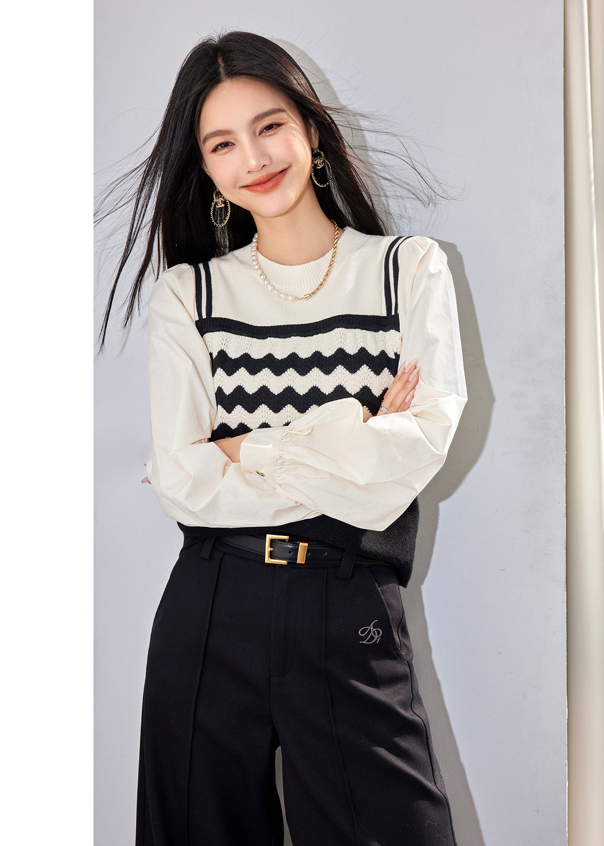 HARMONY Bamboo Gradient Stripe Cardigan