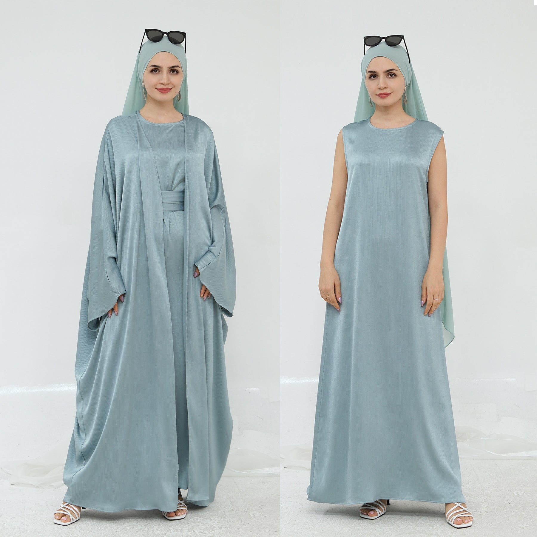 The Samira Satin-Flow Maxi Dress