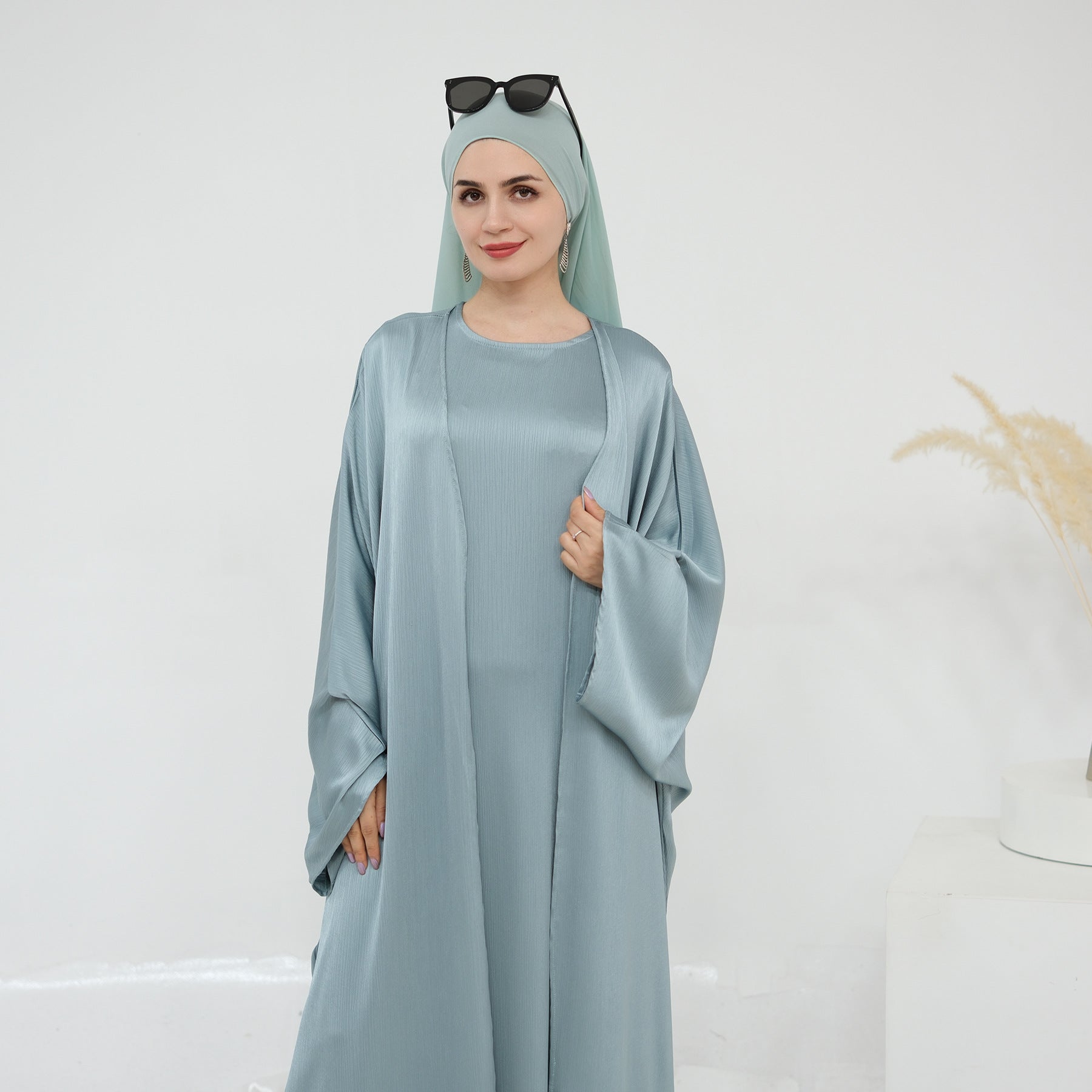 The Samira Satin-Flow Maxi Dress