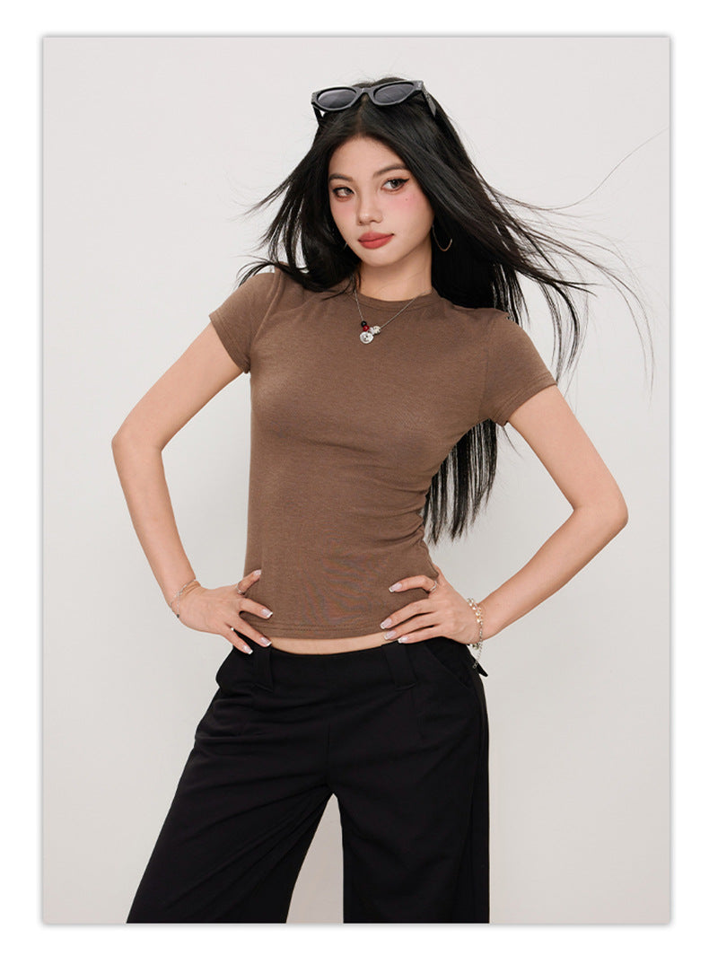 ESSENTIAL Ribbed Cotton Tee