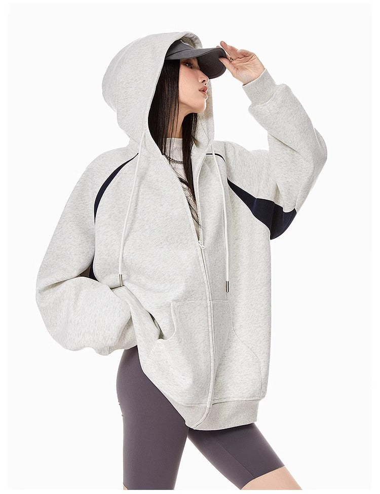 ATHLEISURE Contrast Stripe Hoodie