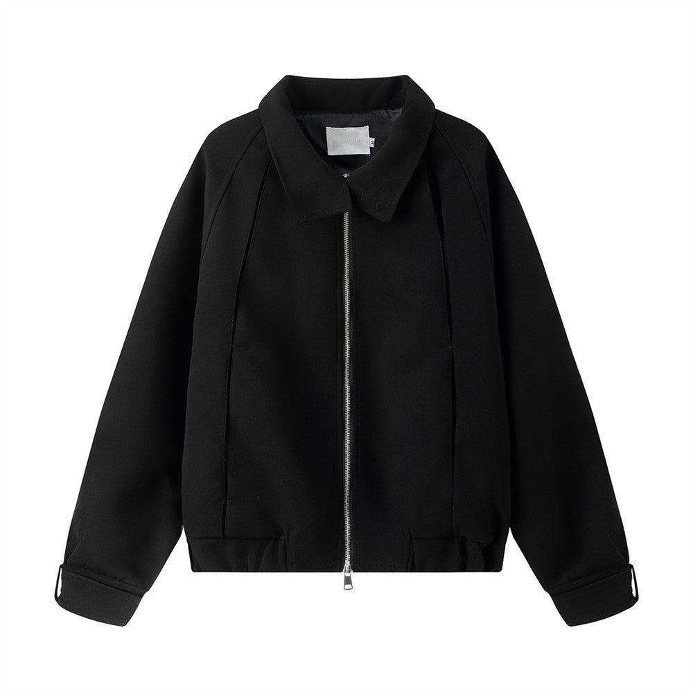 KANIENE VoidShell – Oversized Black Street Jacket