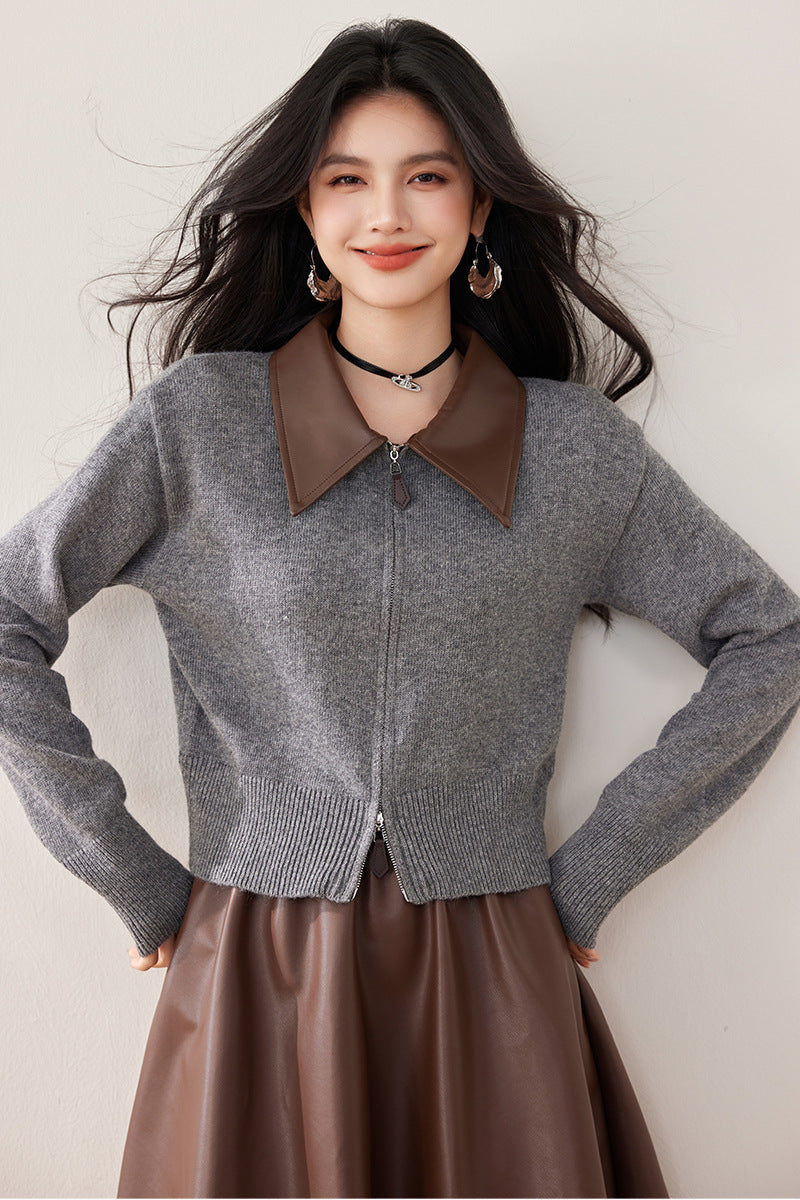 CAMPUS GRAY – Academic Bamboo Cotton Cardigan
