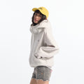 KANIENE CloudZip – Oversized High-Neck Hoodie