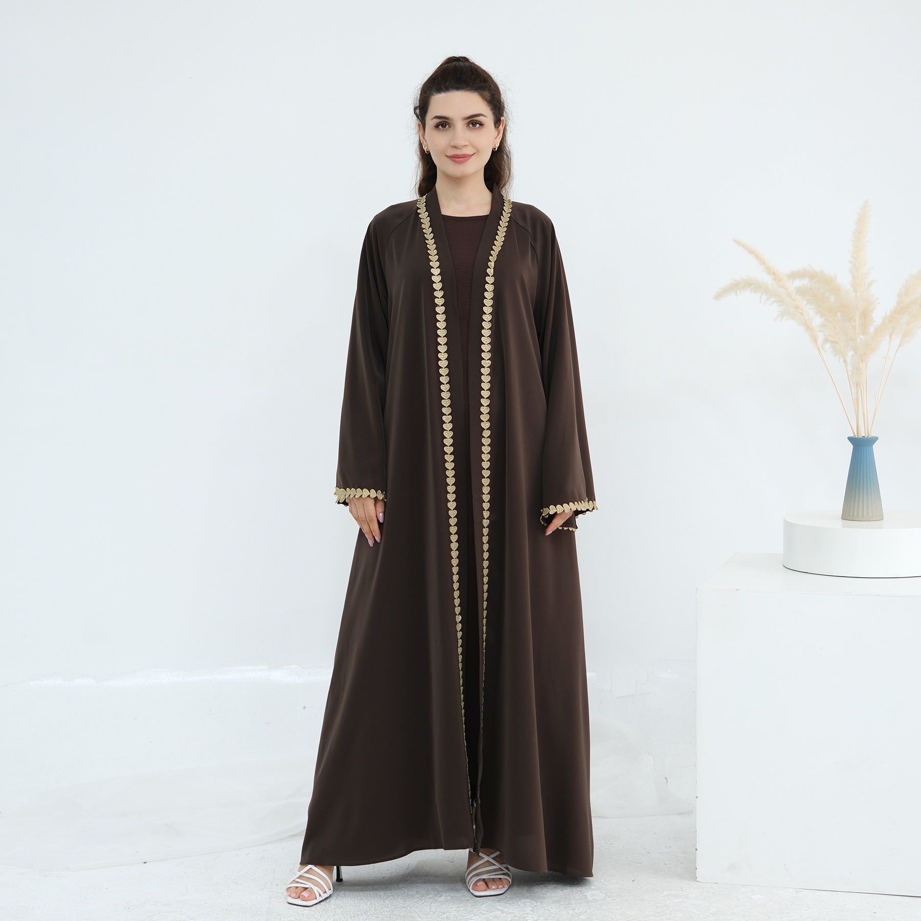 The Amal Regal Trim Maxi Abaya