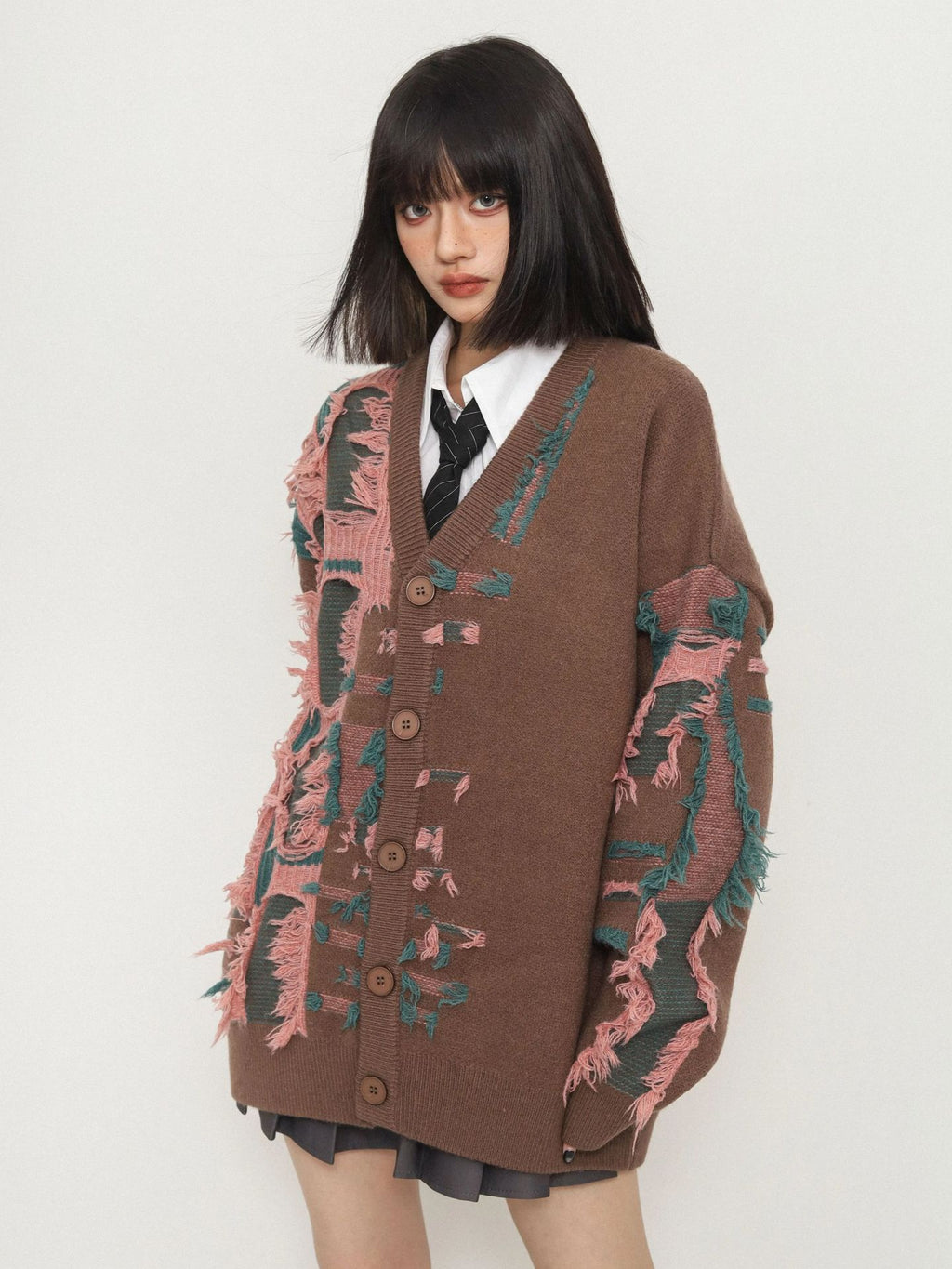 ARTISAN Frayed Detail Cardigan