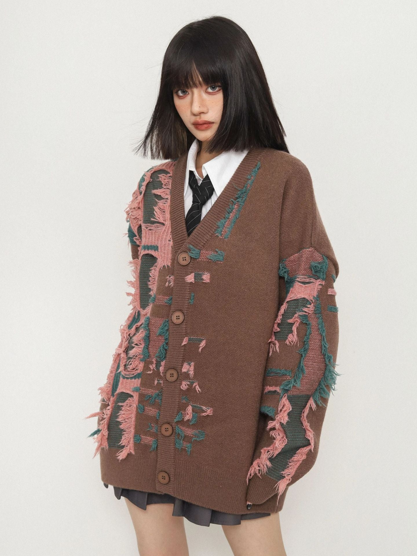 ARTISAN Frayed Detail Cardigan