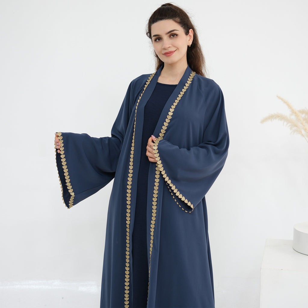 The Amal Regal Trim Maxi Abaya