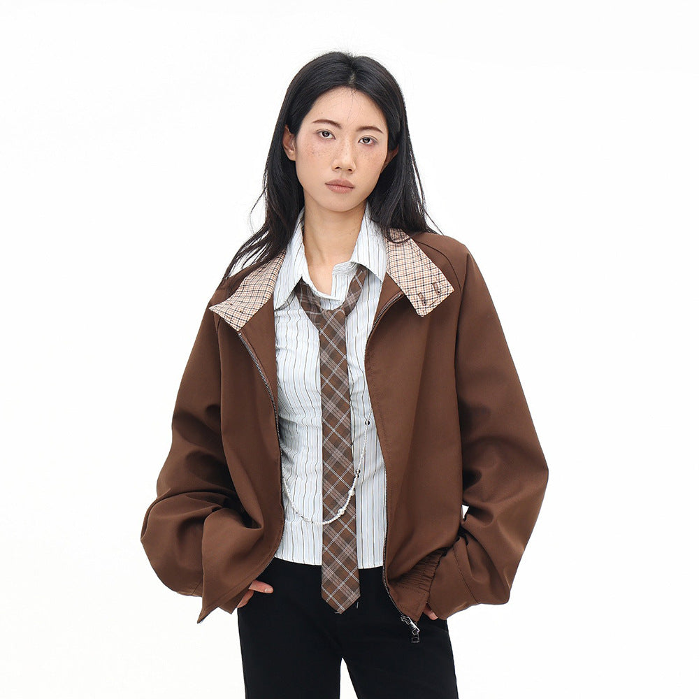 KANIENE TerraStand – Loose Stand-Collar Jacket