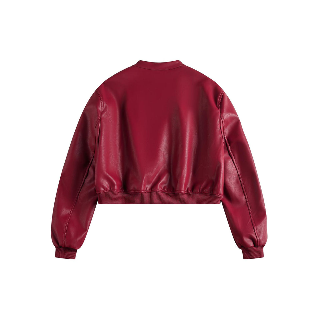 SLEEK Collarless Zip Jacket