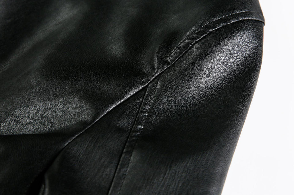 SLEEK Collarless Zip Jacket