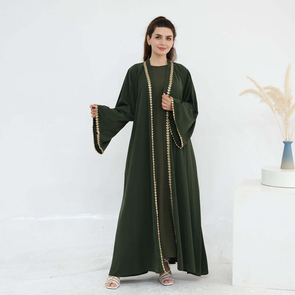The Amal Regal Trim Maxi Abaya