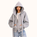 TOKYO Oversized Zip Hoodie