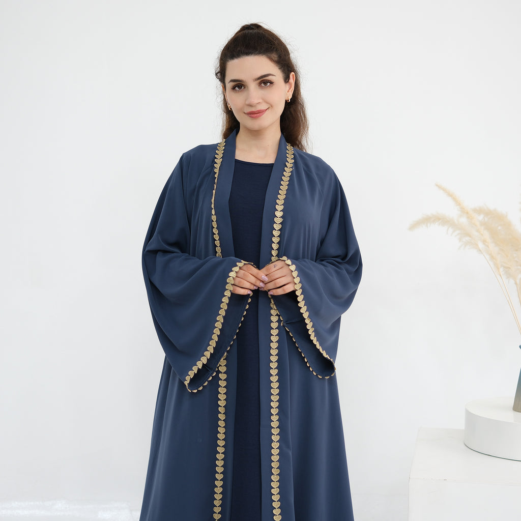 The Amal Regal Trim Maxi Abaya