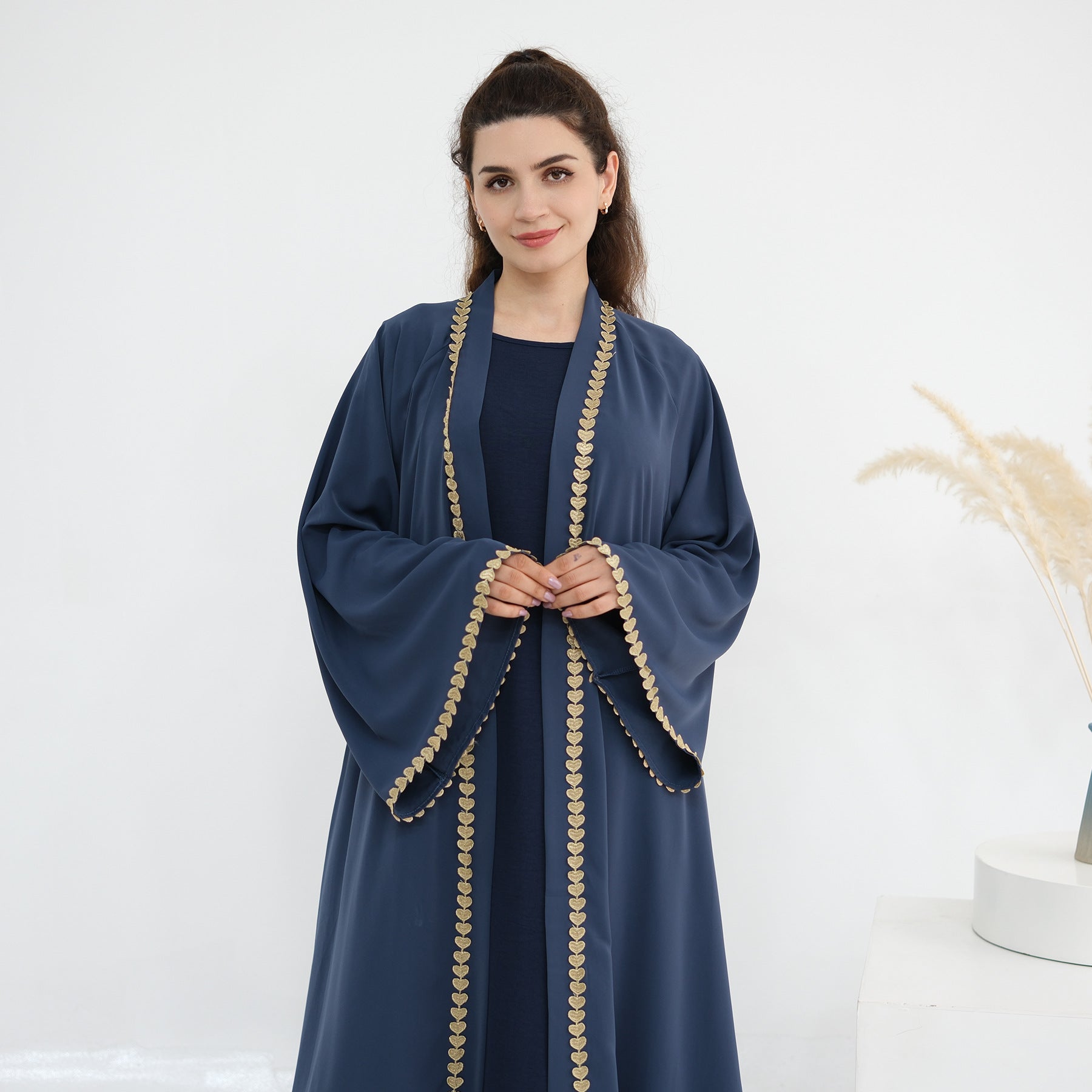 The Amal Regal Trim Maxi Abaya
