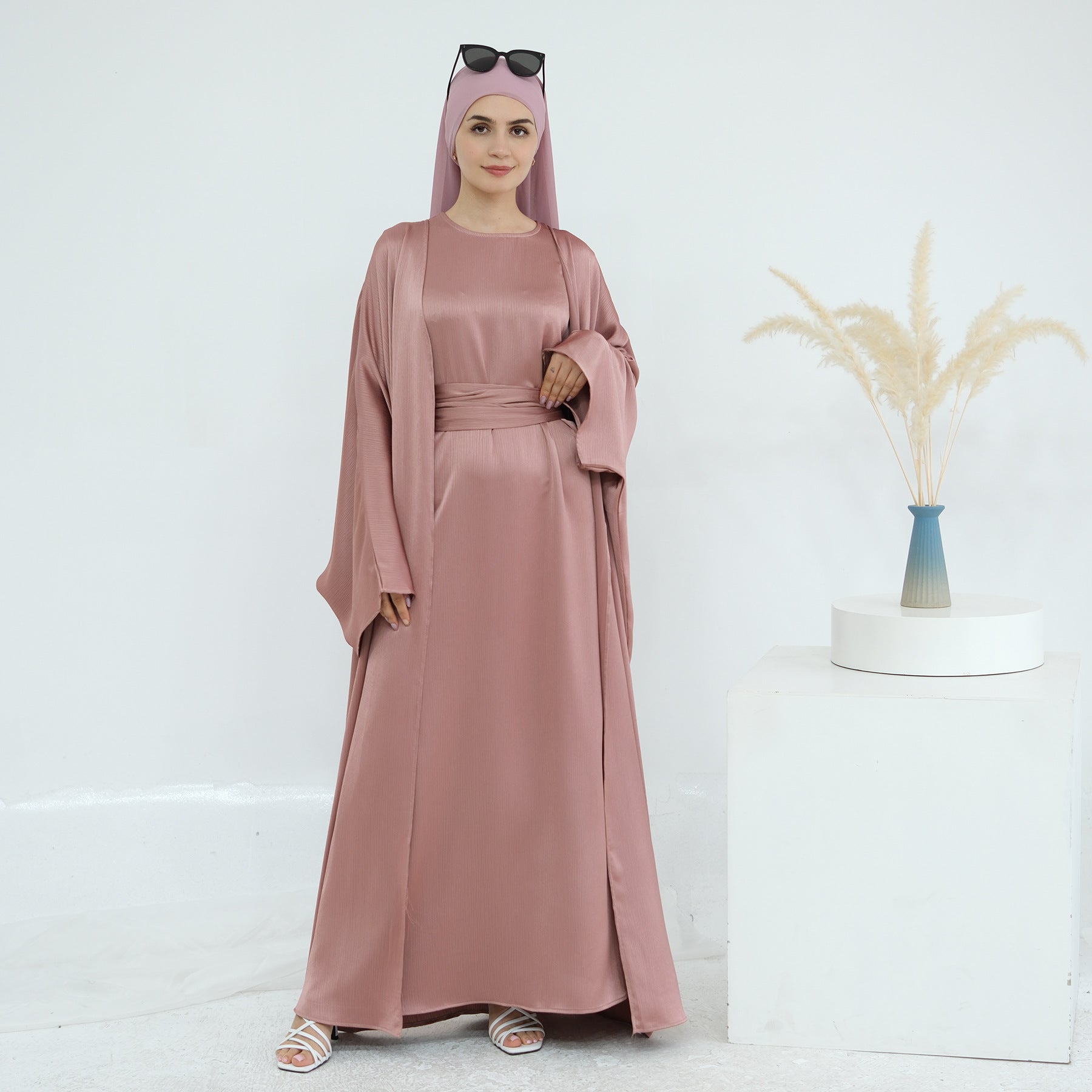 The Samira Satin-Flow Maxi Dress