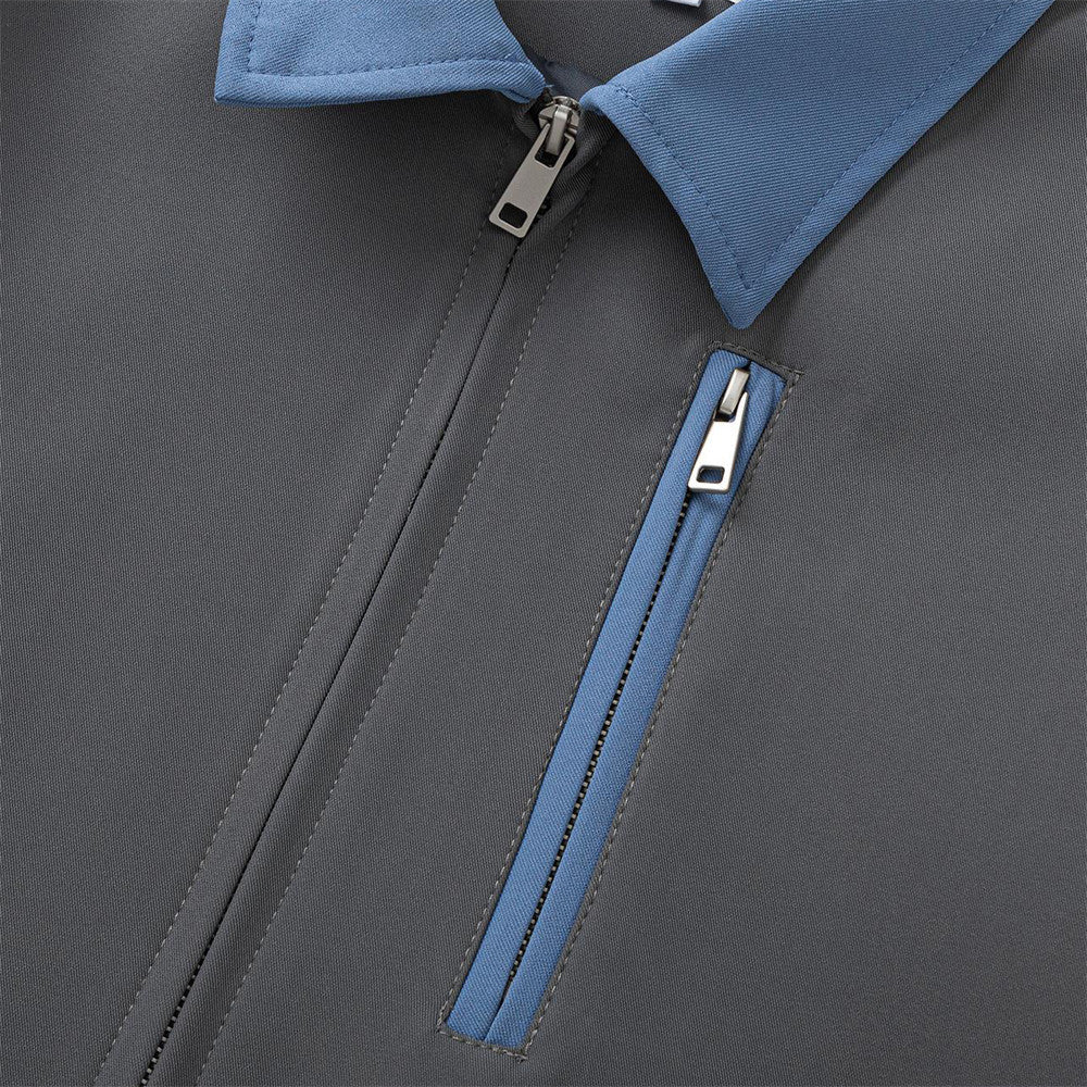 KANIENE ColorShift – Loose Contrast-Collar Jacket