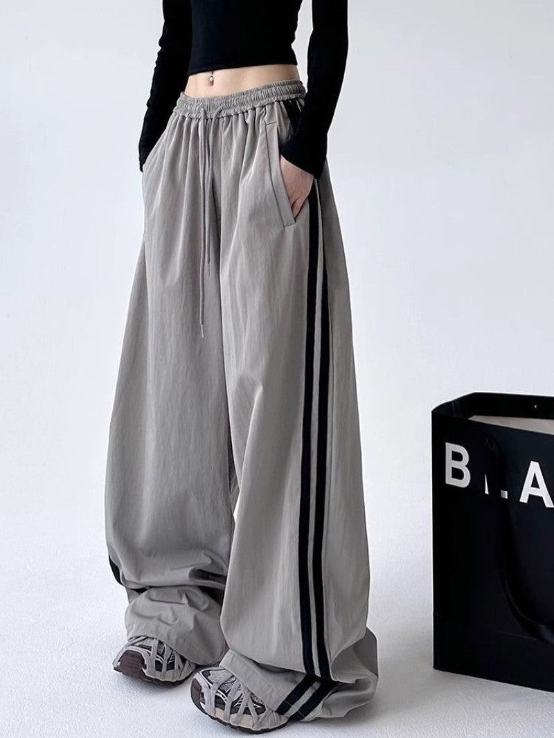 Axiom Side-Panel Wide-Leg Pants